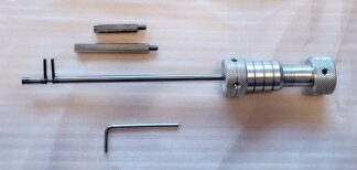 Silver Mortice 2/1 Pick For Thinner Gauge Locks