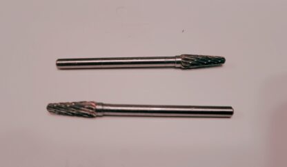 2 x Burrs 3mm shaft with 4mm Head 50mm Long