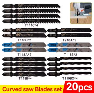 Dyna 20pc Jigsaw Blades Set.